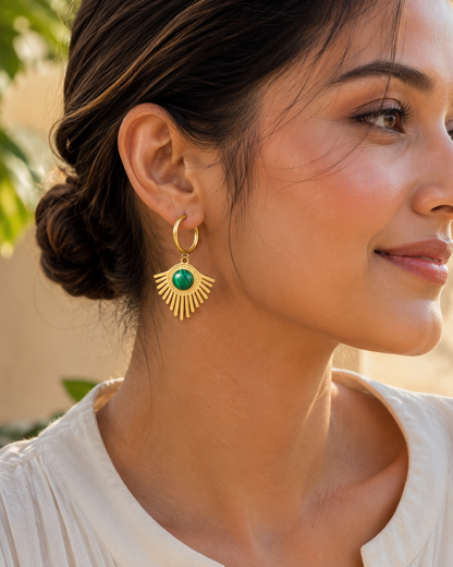 Glow Leaf Hoops 1