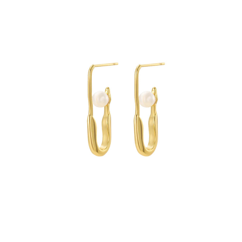 Luna Flux Gold Plated Drop Earring