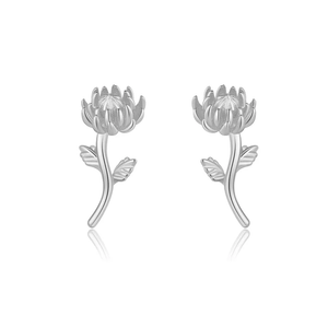 Divine Silver Stud Earring